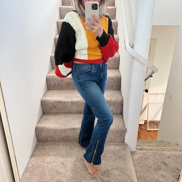 3x1 High Rise Side Zip Denim Jeans In Presley 27​​​​​​​​​​​​​​​​​​​​​​​​​​ - Picture 1 of 8